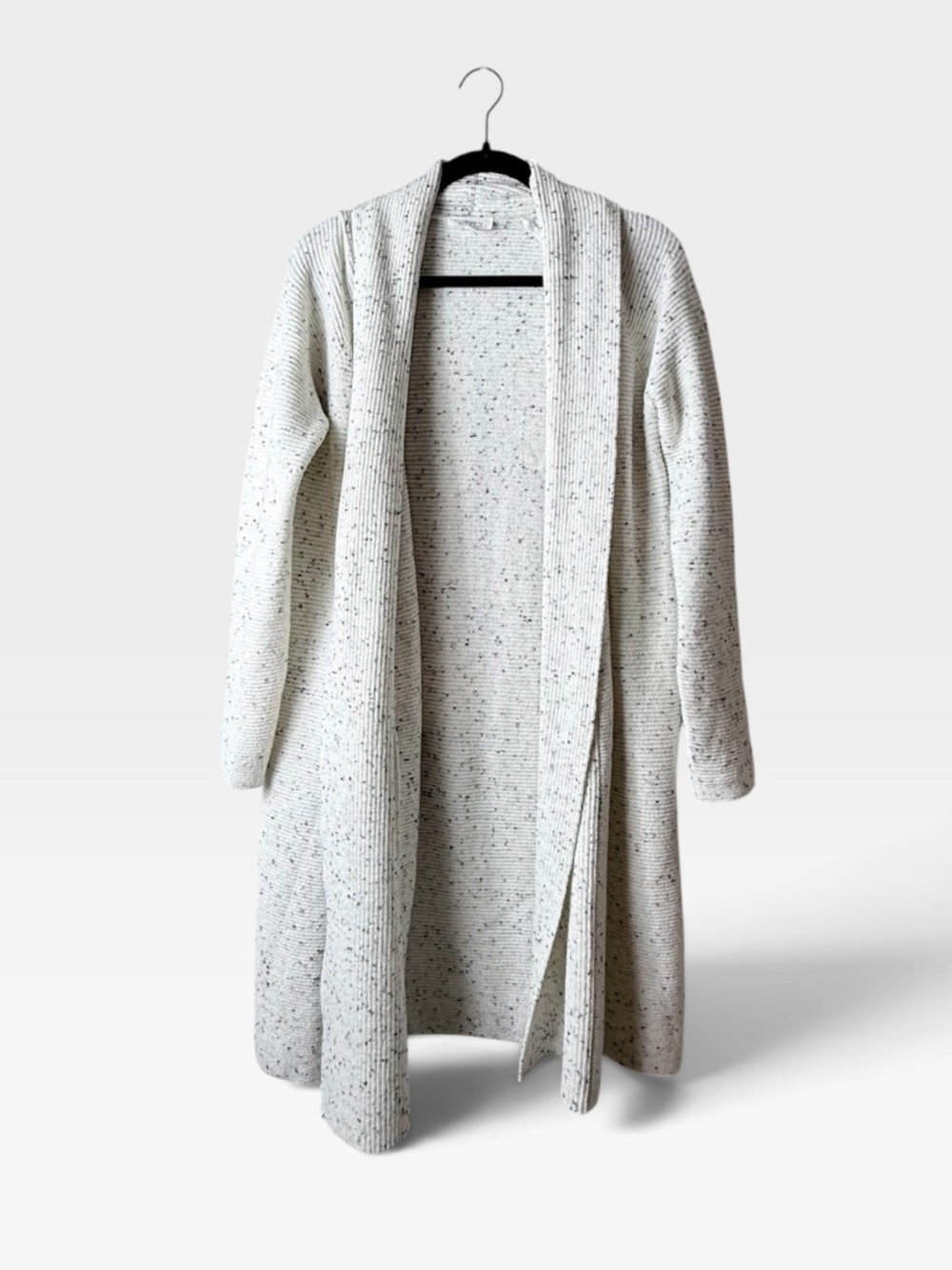 Haven Well Within Grey Speckled Cardigan Women's Size Small Fall Cozy (Y)